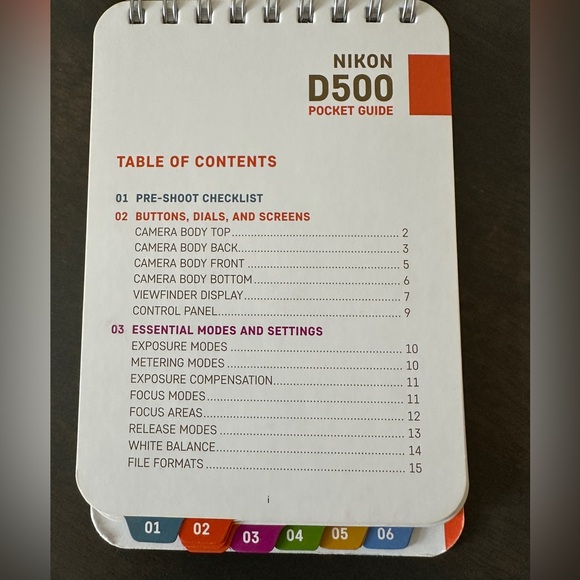 RockyNook NIKON D500 Pocket Guide, great book for on the go references - Picture 5 of 5
